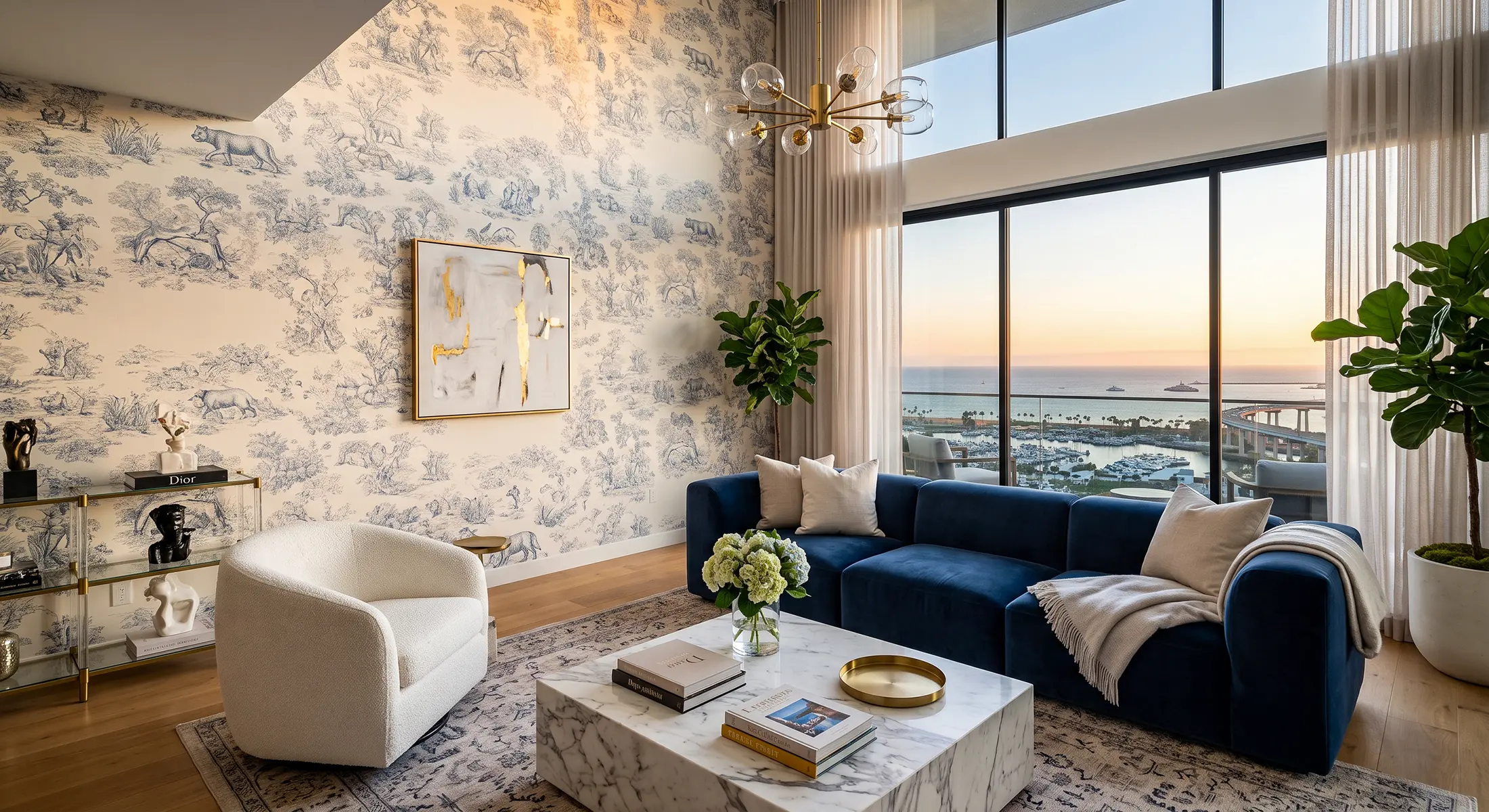 Wallpaper installation service area in Los Angeles County
